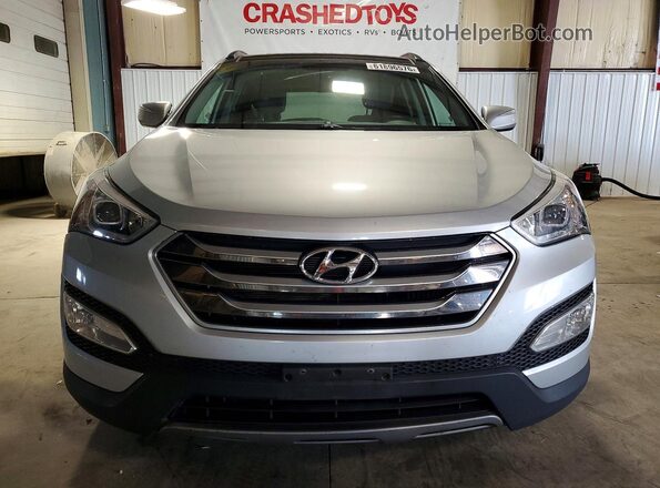5XYZWDLA9GG363046 2016 HYUNDAI SANTA Silver Front view