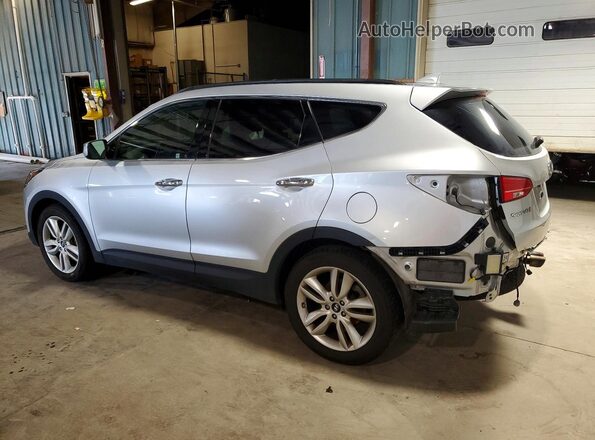5XYZWDLA9GG363046 2016 HYUNDAI SANTA Silver Rear left
