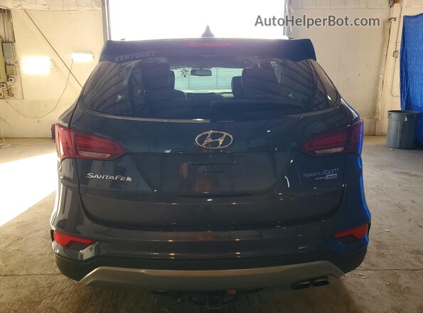 5XYZWDLA9HG452214 2017 HYUNDAI SANTA Gray Հետևի տեսք