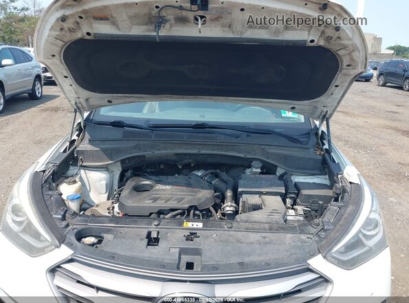 5XYZWDLA9JG549452 2018 HYUNDAI SANTA FE SPORT Белый Вид сзади