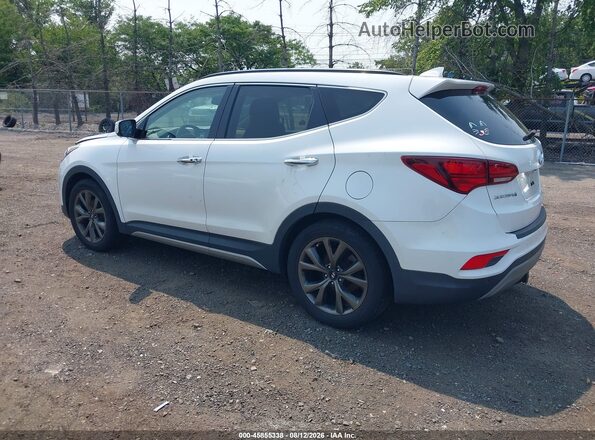 5XYZWDLA9JG549452 2018 HYUNDAI SANTA FE SPORT Белый Задняя левая четверть