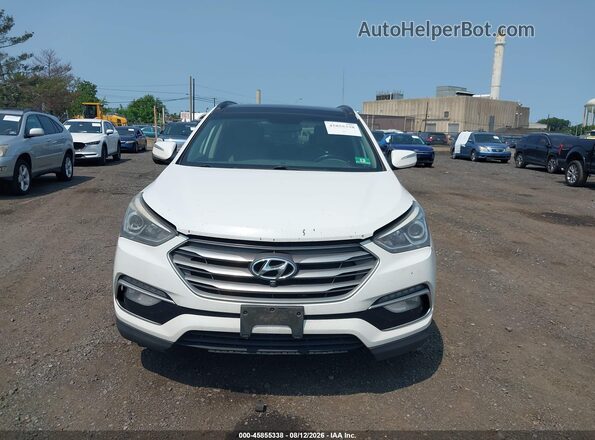 5XYZWDLA9JG549452 2018 HYUNDAI SANTA FE SPORT Белый Вид спереди