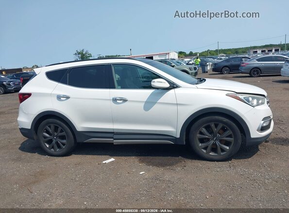 5XYZWDLA9JG549452 2018 HYUNDAI SANTA FE SPORT Белый Вид задней части салона