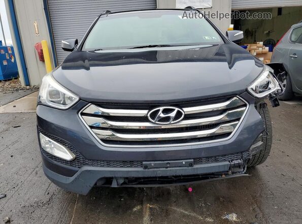 5XYZWDLAXGG358180 2016 HYUNDAI SANTA Charcoal Front view