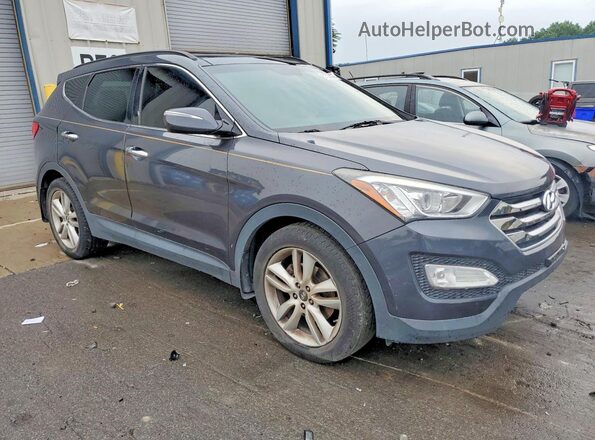 5XYZWDLAXGG358180 2016 HYUNDAI SANTA Charcoal Front right