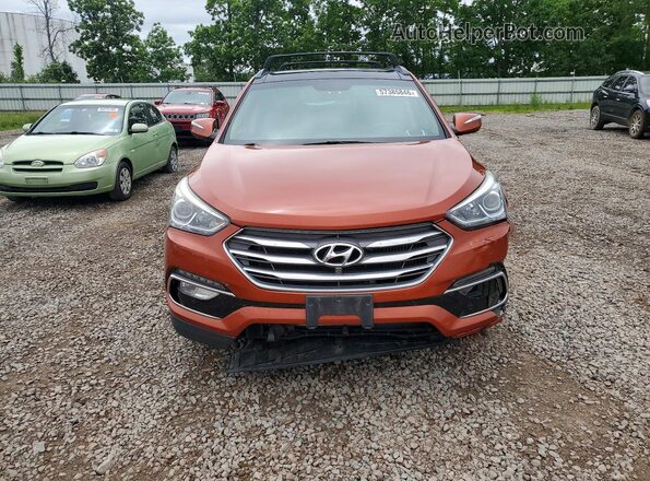 5XYZWDLAXJG520719 2018 HYUNDAI SANTA Orange Вид спереду