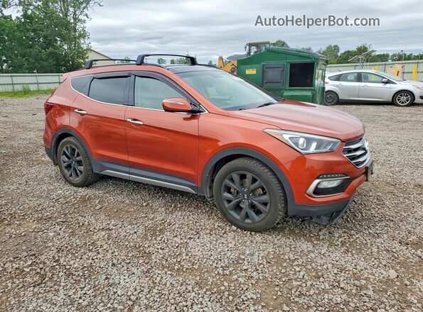 5XYZWDLAXJG520719 2018 HYUNDAI SANTA Orange Передня права чверть