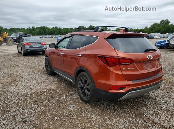5XYZWDLAXJG520719 2018 HYUNDAI SANTA Orange Задня ліва чверть