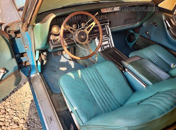 5Y83Z138829 1965 FORD THUNDERBIRD Turquoise Вид панелі приладів