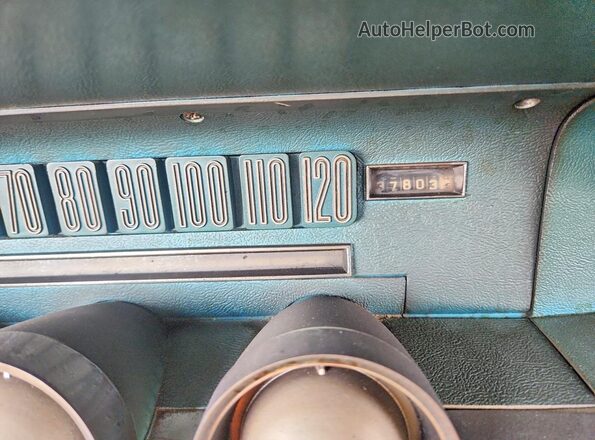5Y83Z138829 1965 FORD THUNDERBIRD Turquoise Вид щитка приладів