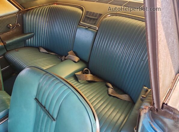 5Y83Z138829 1965 FORD THUNDERBIRD Turquoise Вид задніх сидінь