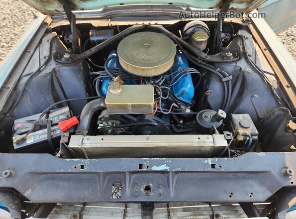 5Y83Z138829 1965 FORD THUNDERBIRD Turquoise Вид задньої частини салону