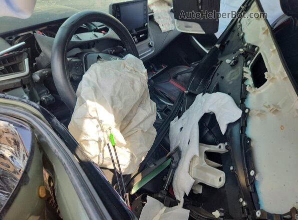 5YFB4MBE5NP123982 2022 TOYOTA COROLLA Blue Dashboard view