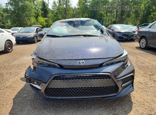 5YFB4MBE5NP123982 2022 TOYOTA COROLLA Blue Front view