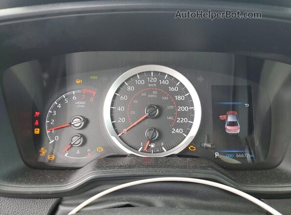 5YFB4MBE6NP117768 2022 TOYOTA COROLLA White Vista del cuadro de instrumentos