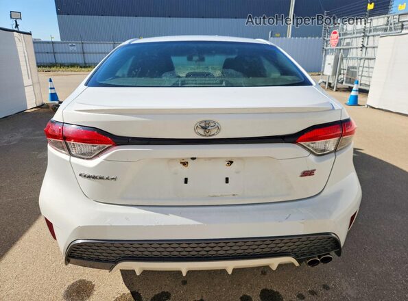 5YFB4MBE7MP087954 2021 TOYOTA COROLLA White Հետևի տեսք
