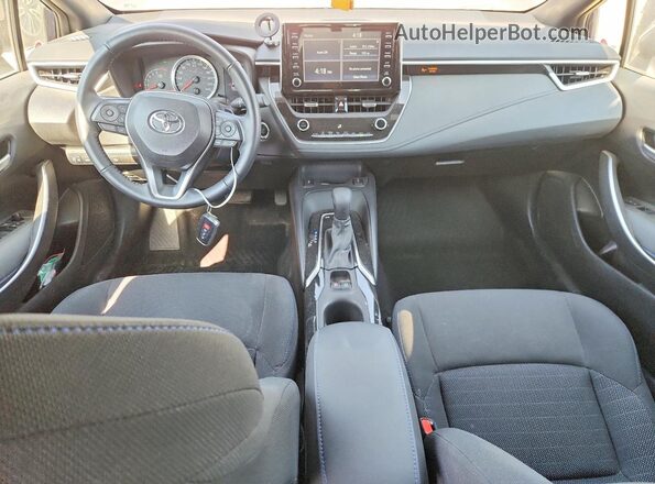 5YFB4MBE8MP091284 2021 TOYOTA COROLLA Blue Вид панелі приладів