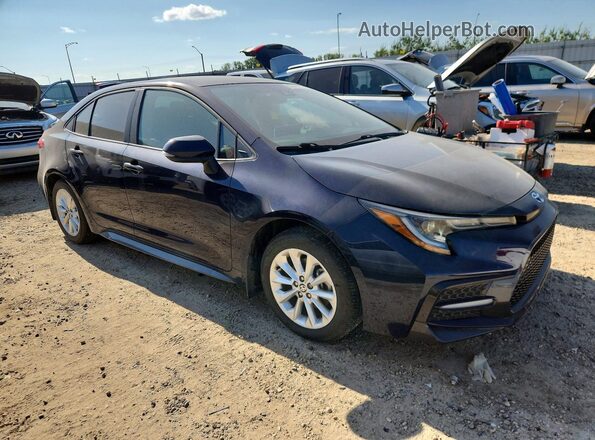 5YFB4MBE8MP091284 2021 TOYOTA COROLLA Blue Передня права чверть