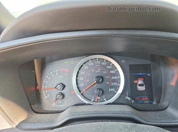 5YFB4MBE8MP091284 2021 TOYOTA COROLLA Blue Вид щитка приладів