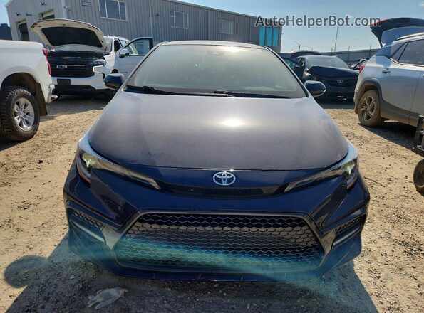 5YFB4MBE8MP091284 2021 TOYOTA COROLLA Blue Вид спереду