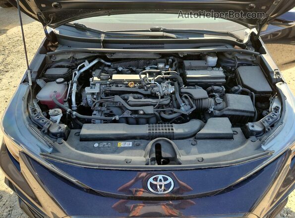5YFB4MBE8MP091284 2021 TOYOTA COROLLA Blue Вид задньої частини салону