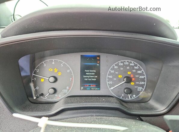 5YFB4MBE8RP214038 2024 TOYOTA COROLLA Белый Вид щитка приборов