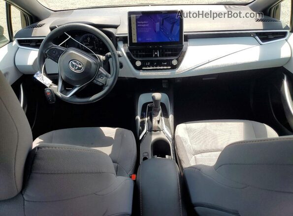 5YFB4MCE0SP226320 2025 TOYOTA COROLLA Black Widok deski rozdzielczej