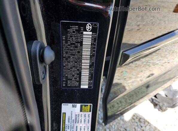 5YFB4MCE0SP226320 2025 TOYOTA COROLLA Black Widok naklejki z numerem VIN