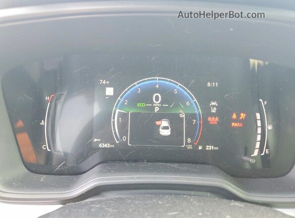 5YFB4MCE8SP224069 2025 TOYOTA COROLLA Gray Սարքավորումների վահանակի տեսք