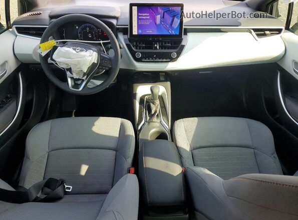5YFB4MCE8SP224069 2025 TOYOTA COROLLA Gray Առջևի վահանակի տեսք