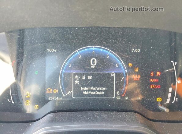 5YFB4MCE9SP238739 2025 TOYOTA COROLLA Black Instrument cluster view