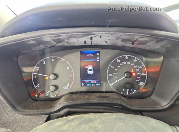 5YFB4MDE0RP112438 2024 TOYOTA COROLLA White Instrument cluster view