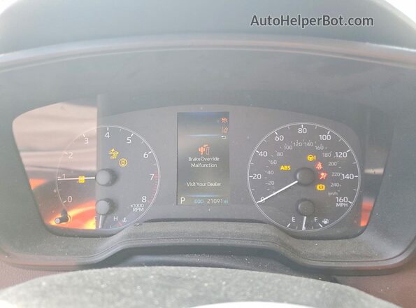 5YFB4MDE0SP310944 2025 TOYOTA COROLLA Blue Vista del cuadro de instrumentos