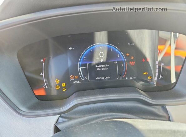 5YFB4MDE0TP391963 2026 TOYOTA COROLLA Red Instrument cluster view