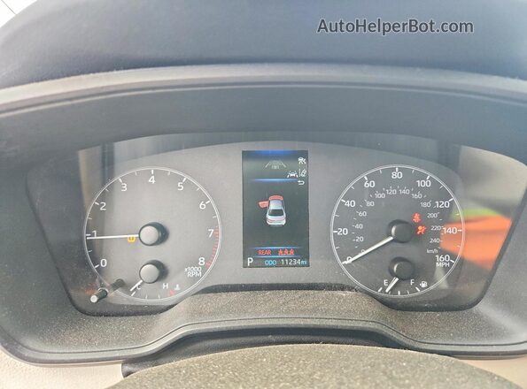 5YFB4MDE1RP099294 2024 TOYOTA COROLLA Black Instrument cluster view