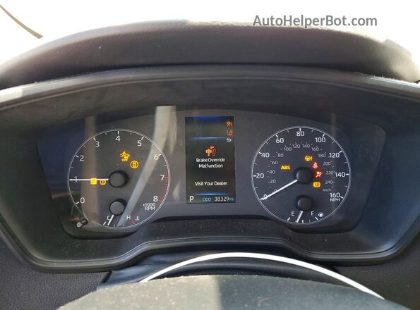 5YFB4MDE1SP257347 2025 TOYOTA COROLLA Silver Вид щитка приладів
