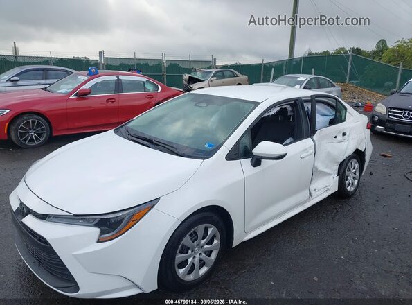 5YFB4MDE1SP293863 2025 TOYOTA COROLLA White Vista tres cuartos delantera izquierda