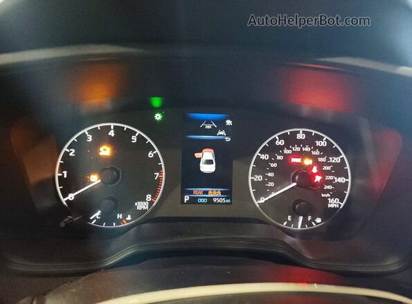 5YFB4MDE1SP343029 2025 TOYOTA COROLLA Blue Սարքավորումների վահանակի տեսք