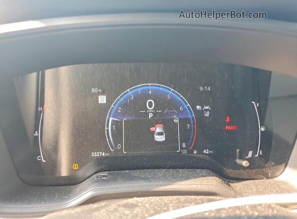 5YFB4MDE1TP396198 2026 TOYOTA COROLLA Синий Вид щитка приборов