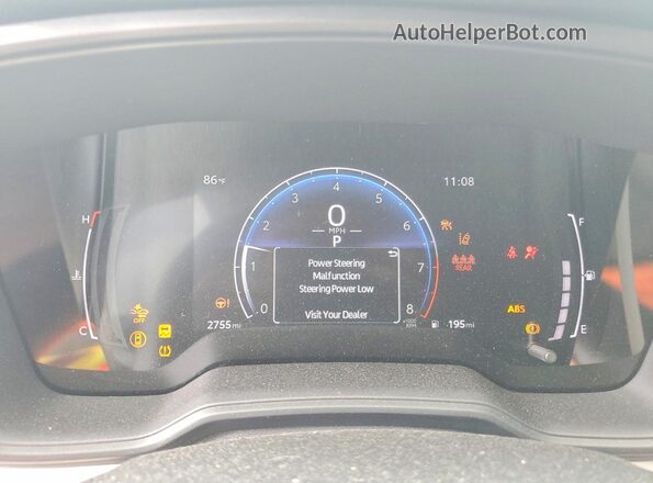 5YFB4MDE1TP414912 2026 TOYOTA COROLLA Синий Вид щитка приборов