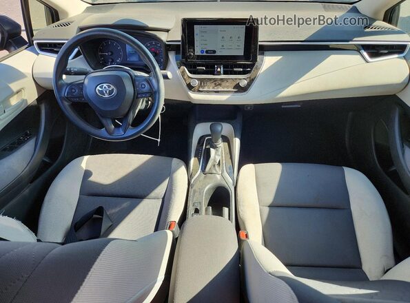 5YFB4MDE2PP024939 2023 TOYOTA COROLLA Gray Առջևի վահանակի տեսք