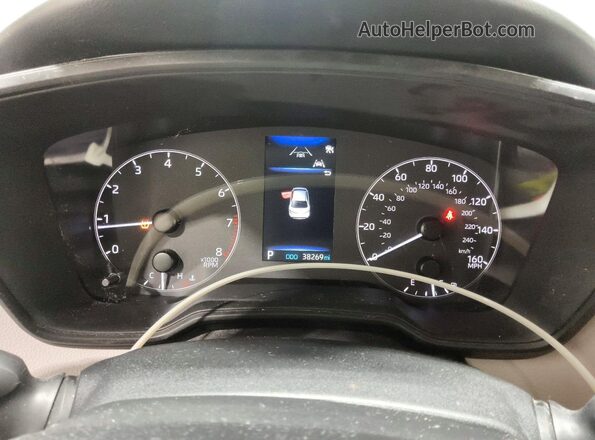 5YFB4MDE2PP036721 2023 TOYOTA COROLLA Silver Vista del cuadro de instrumentos