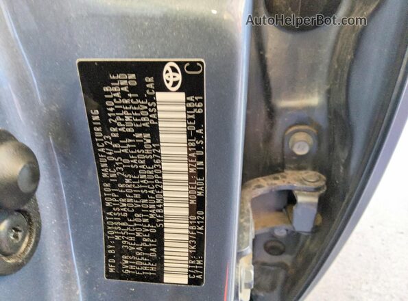 5YFB4MDE2PP036721 2023 TOYOTA COROLLA Silver Vista del compartimento del motor