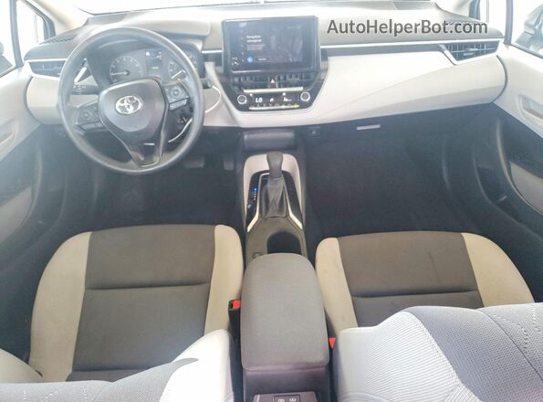 5YFB4MDE2RP158451 2024 TOYOTA COROLLA Silver Вид панелі приладів