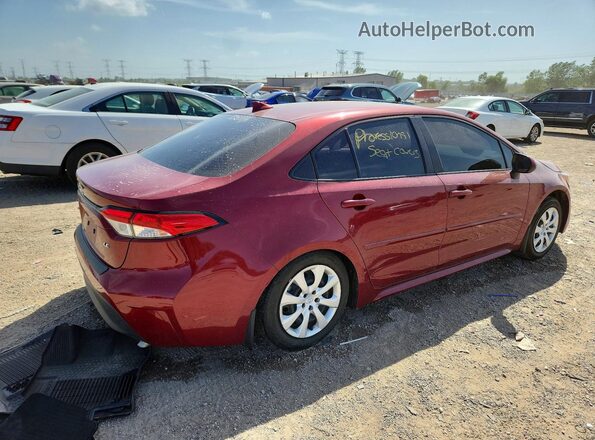 5YFB4MDE2RP221659 2024 TOYOTA COROLLA Burgundy Rear right