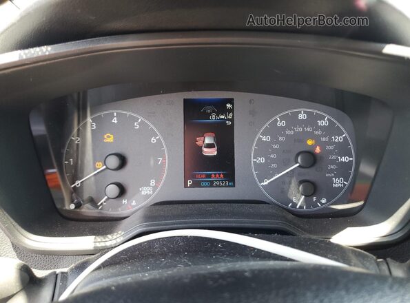 5YFB4MDE2SP244526 2025 TOYOTA COROLLA Синий Вид щитка приборов