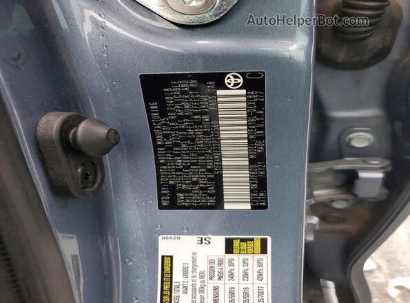 5YFB4MDE2SP277560 2025 TOYOTA COROLLA Blue VIN կոդի պիտակի տեսք