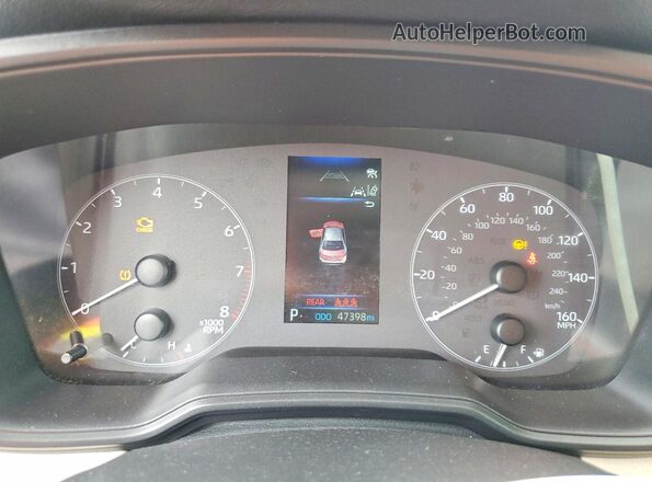 5YFB4MDE2SP288302 2025 TOYOTA COROLLA Burgundy Widok zestawu wskaźników