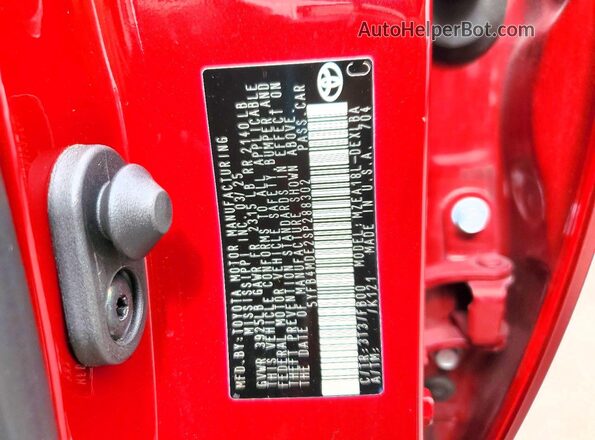 5YFB4MDE2SP288302 2025 TOYOTA COROLLA Burgundy Widok komory silnika