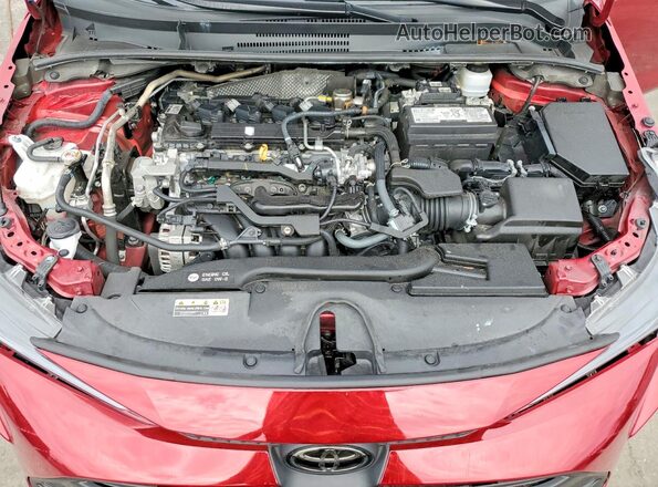 5YFB4MDE2SP288302 2025 TOYOTA COROLLA Burgundy Widok wnętrza z tyłu
